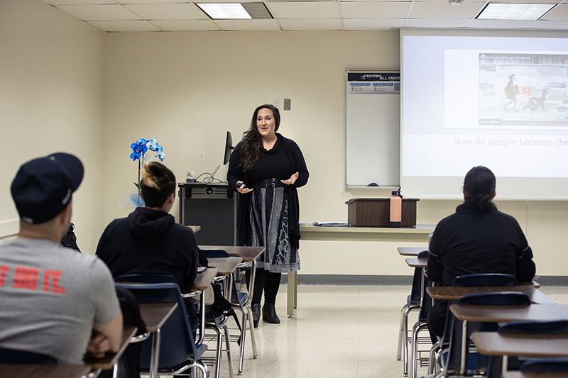 Taylor was teaching her organizational communication class when she received the surprise announcement.